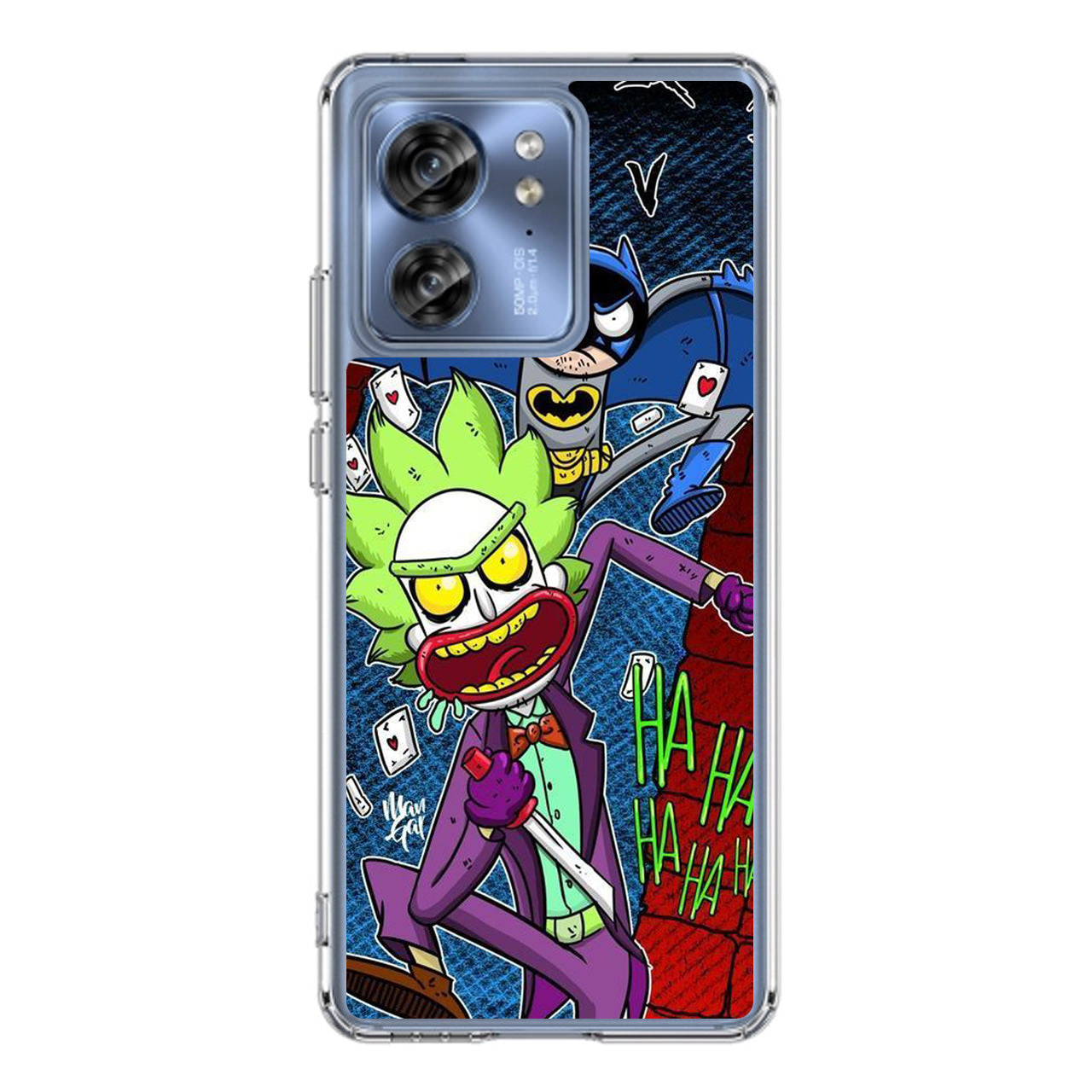 Rick And Morty Bat And Joker Clown Motorola Edge 2023 Case