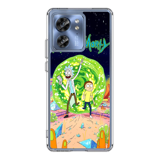 Rick And Morty Portal Gun Motorola Edge 2023 Case