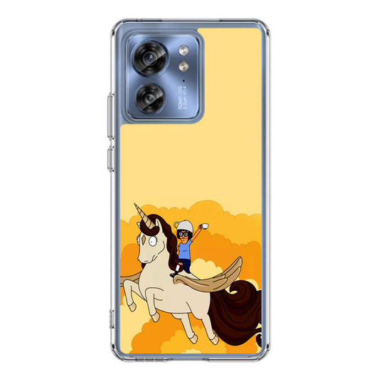 Tina Belcher And Unicorn Motorola Edge 2023 Case