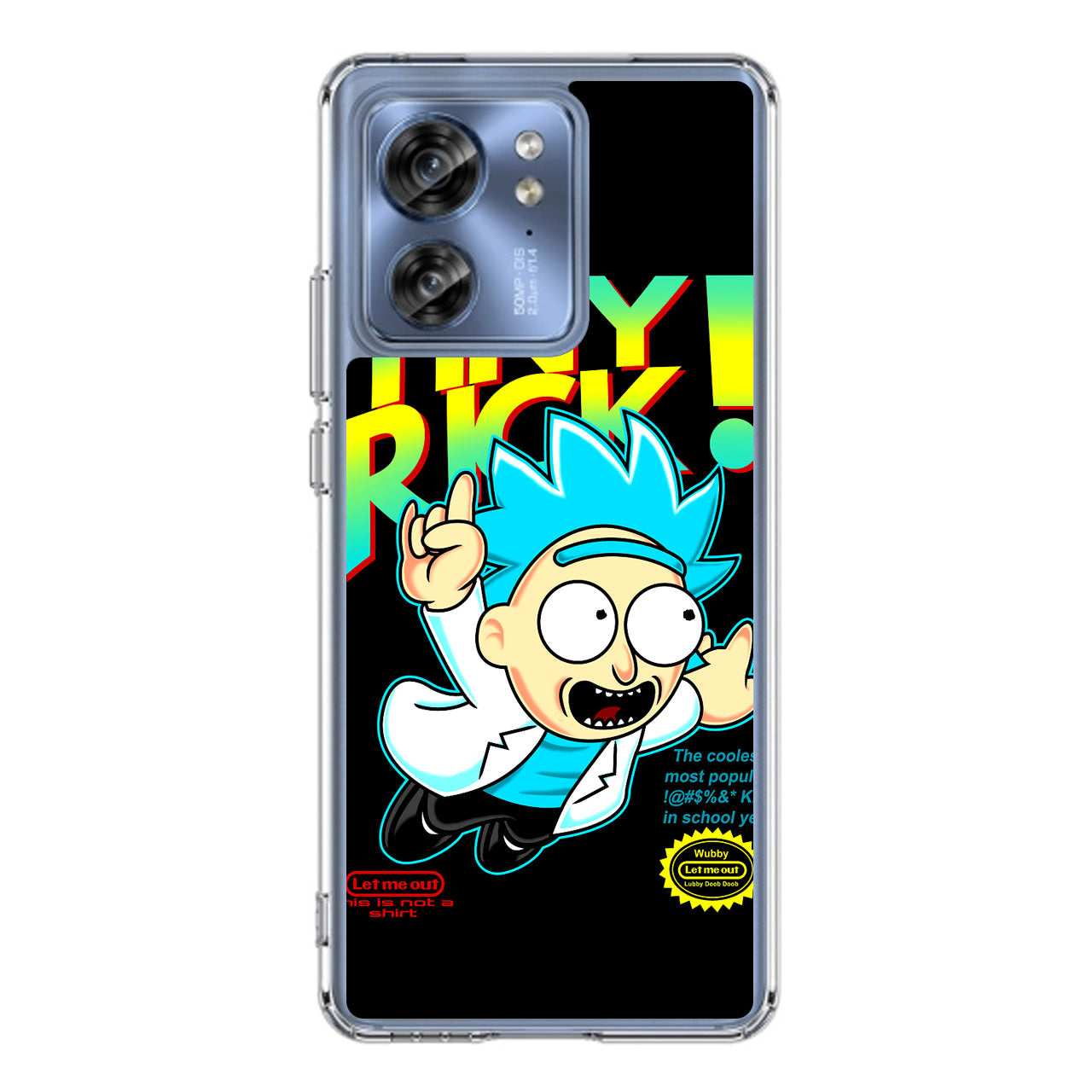 Tiny Rick Let Me Out Motorola Edge 2023 Case