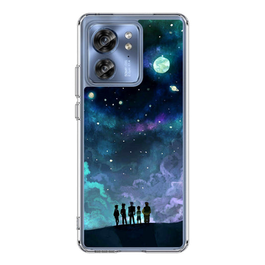 Voltron In Space Nebula Motorola Edge 2023 Case