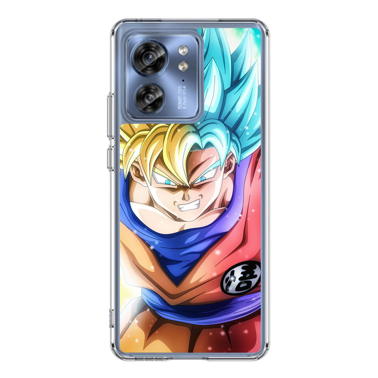 Goku SSJ 1 to SSJ Blue Motorola Edge 2023 Case