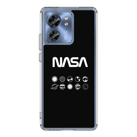 NASA Minimalist Motorola Edge 2023 Case