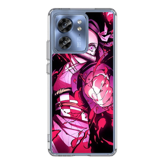 Nezuko Blood Demon Art Motorola Edge 2023 Case