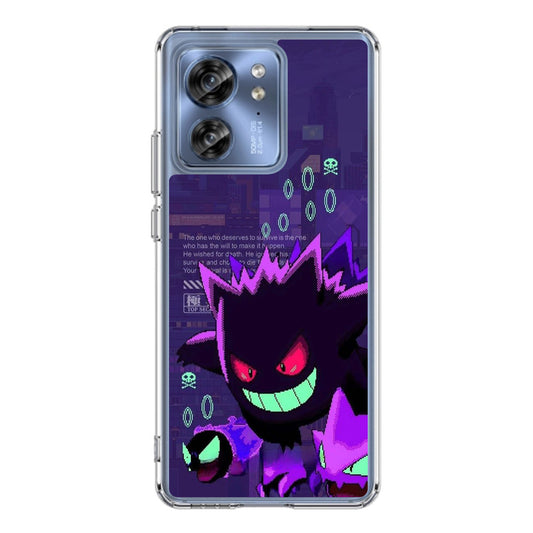 Gengar Pixel Art Motorola Edge 2023 Case