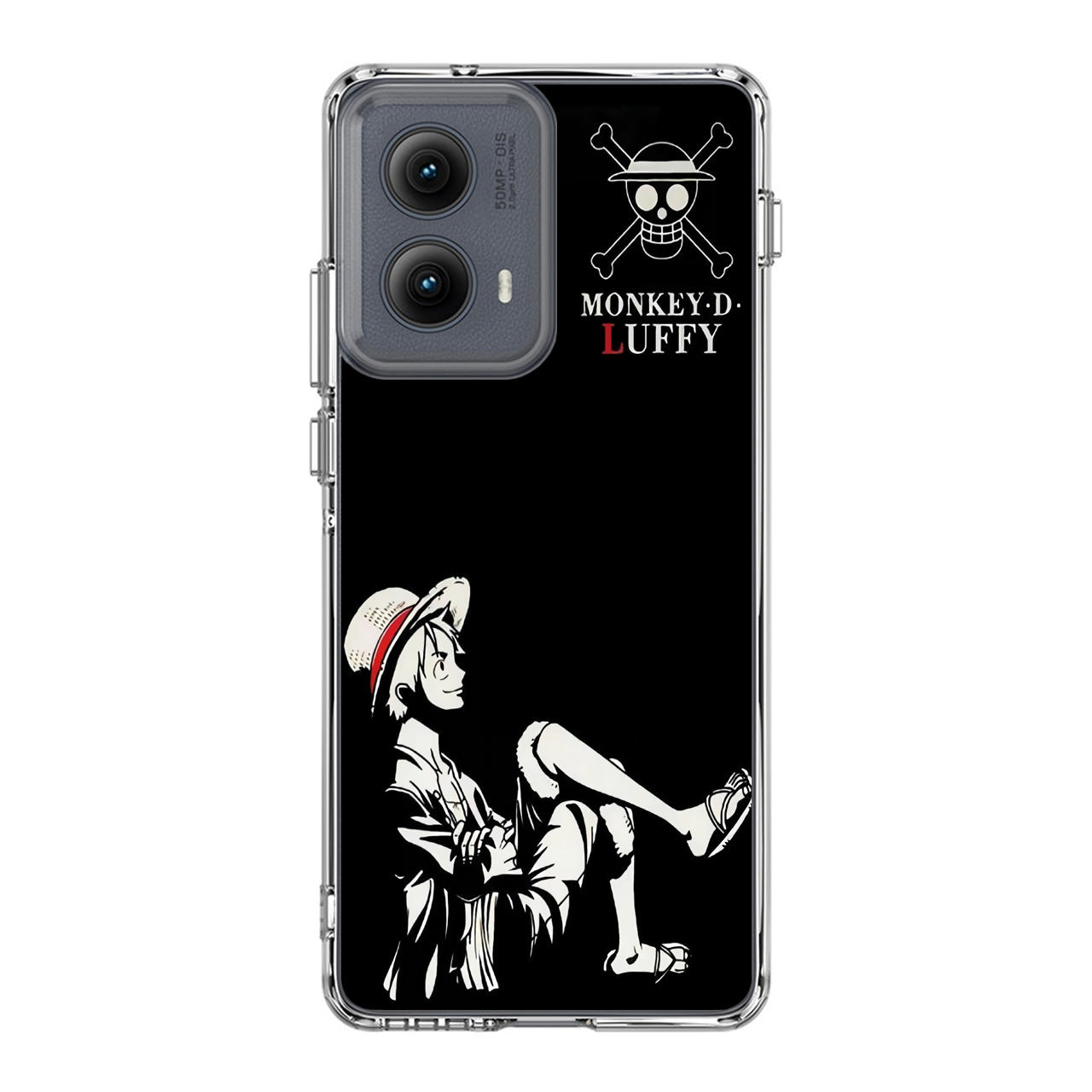 Monkey D Luffy Black And White Motorola Edge 2024 Case