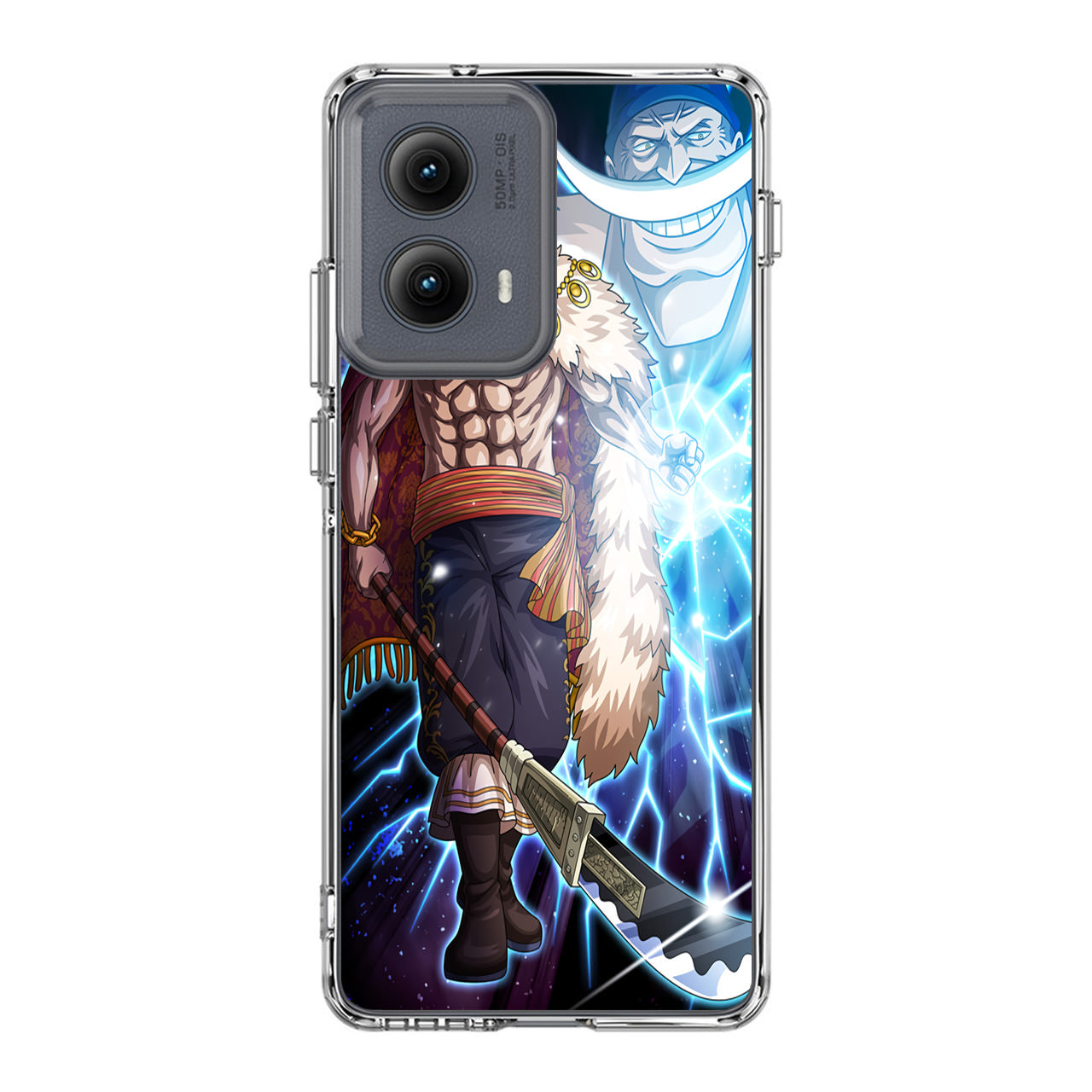 Shirohige With Gura Gura Power Motorola Edge 2024 Case