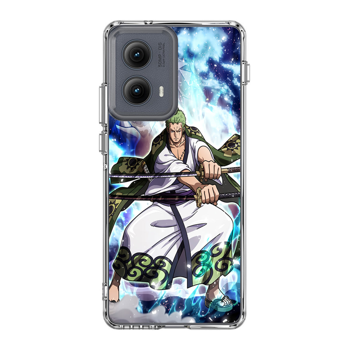 Zoro Two-Sword Style Arc Wano Motorola Edge 2024 Case