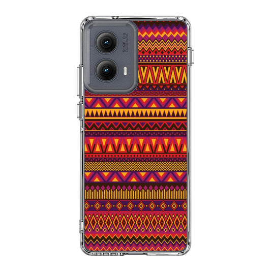 African Aztec Pattern Motorola Edge 2024 Case