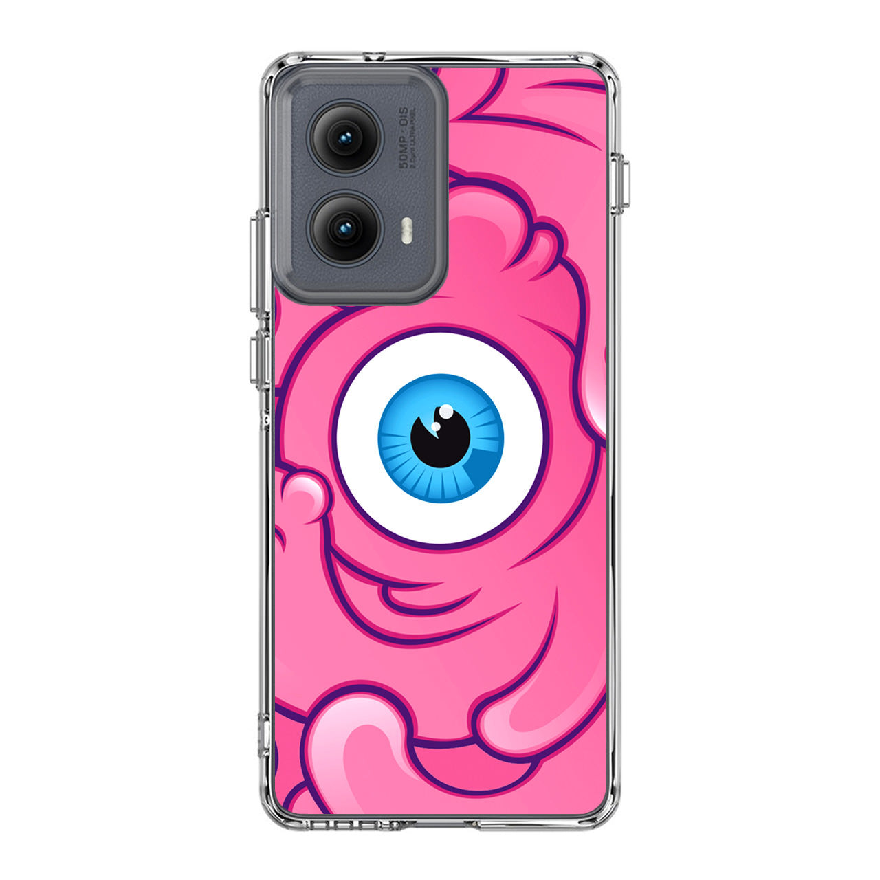 All Seeing Bubble Gum Eye Motorola Edge 2024 Case