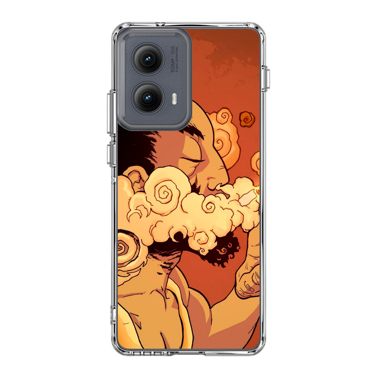 Artistic Psychedelic Smoke Motorola Edge 2024 Case