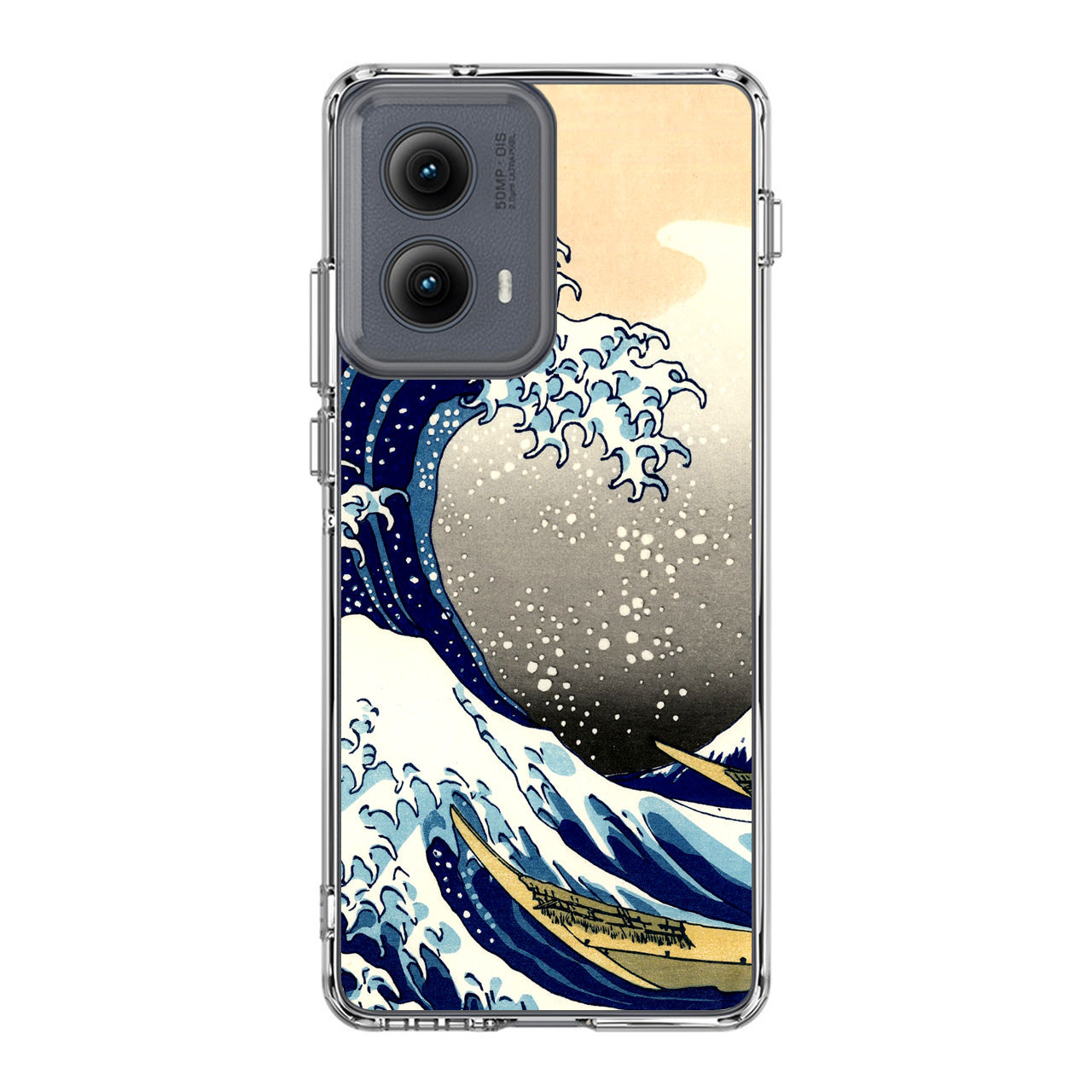 Artistic the Great Wave off Kanagawa Motorola Edge 2024 Case