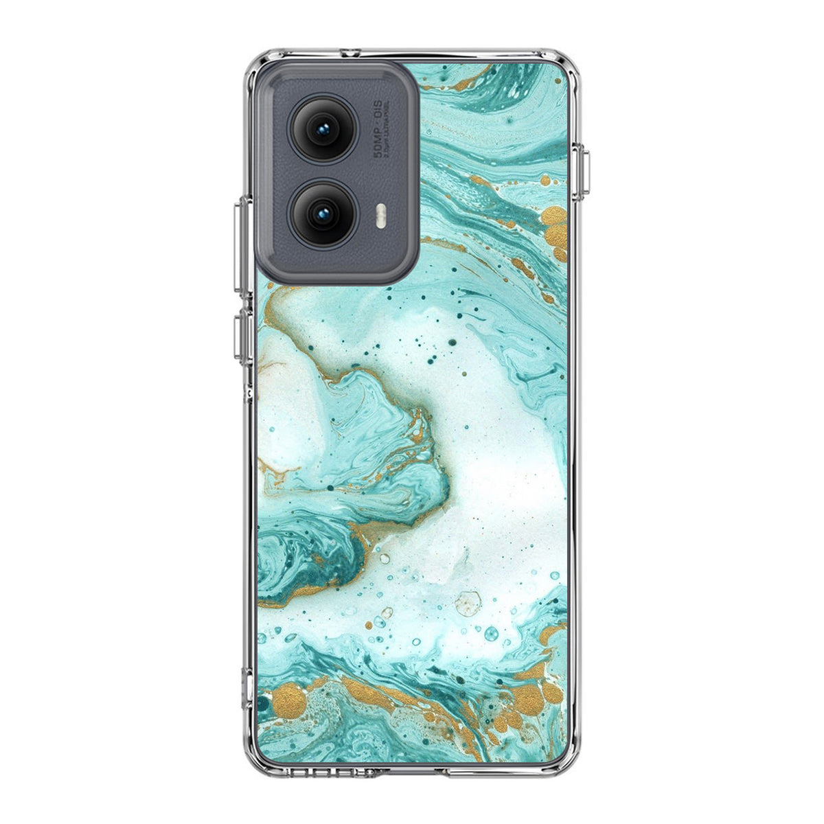 Azure Water Glitter Motorola Edge 2024 Case