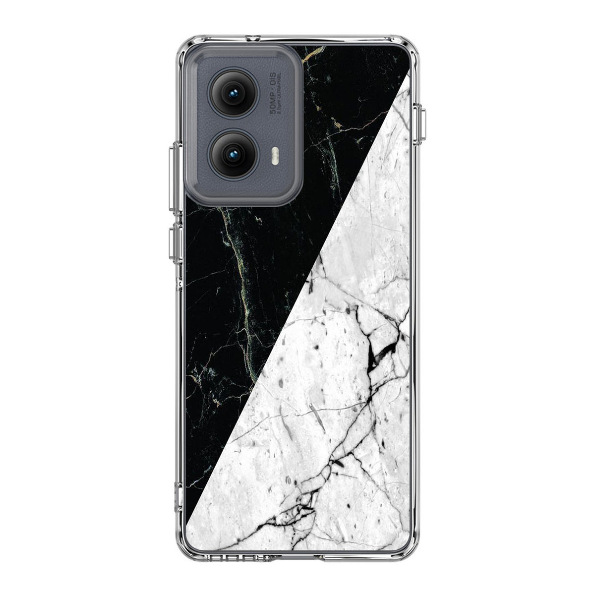 B&W Marble Motorola Edge 2024 Case