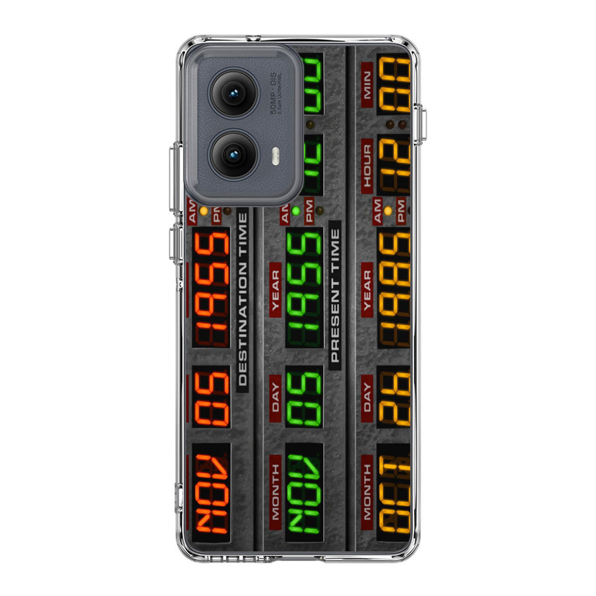Back To The Future Time Circuits Motorola Edge 2024 Case