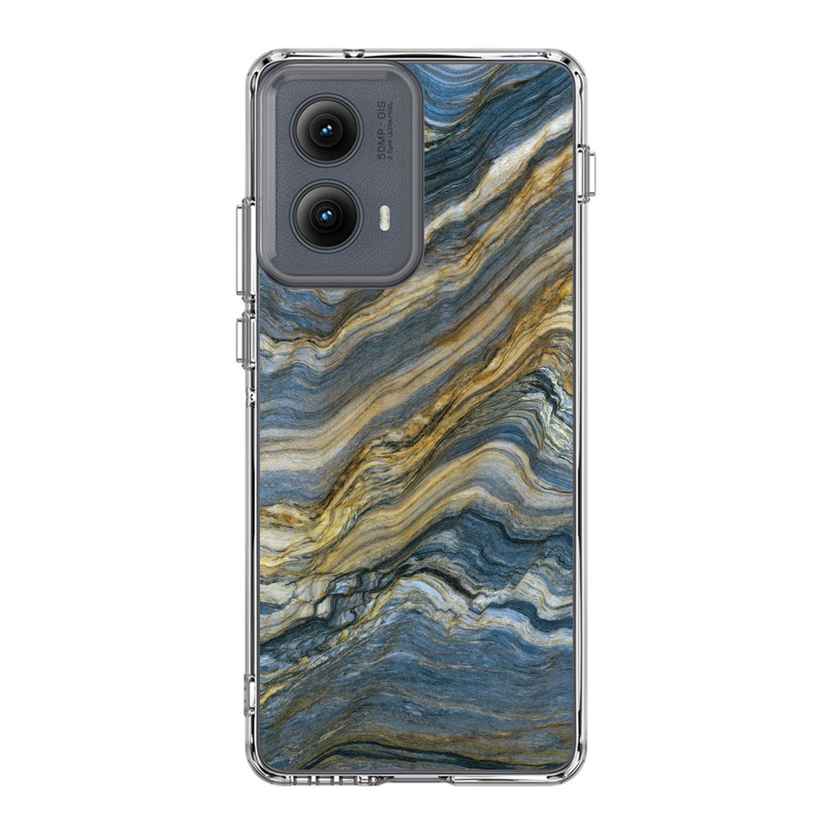 Blue Wave Marble Motorola Edge 2024 Case