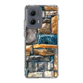 Colored Stone Piles Motorola Edge 2024 Case