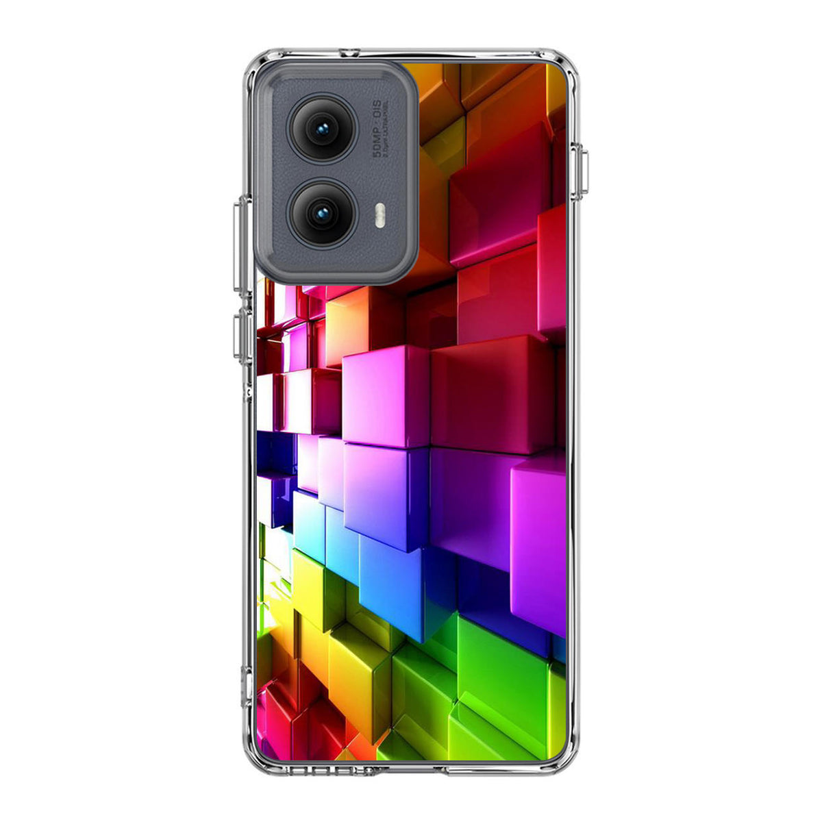 Colorful Cubes Motorola Edge 2024 Case