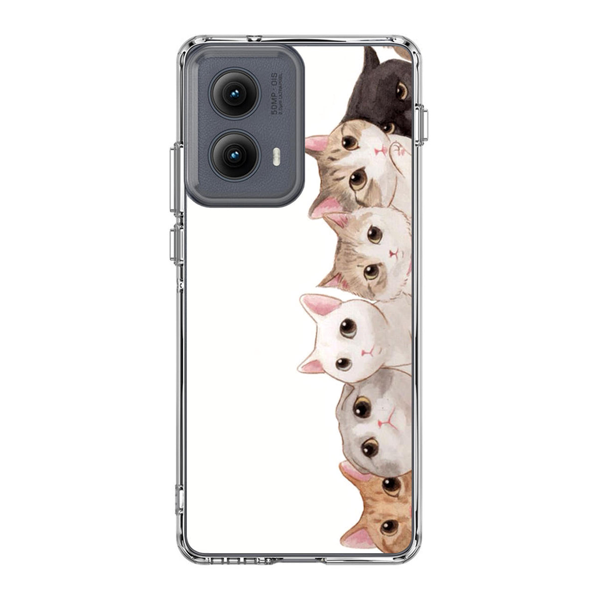 Cute Cats Vertical Motorola Edge 2024 Case