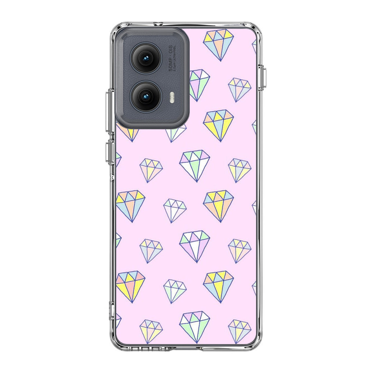 Diamonds Pattern Motorola Edge 2024 Case