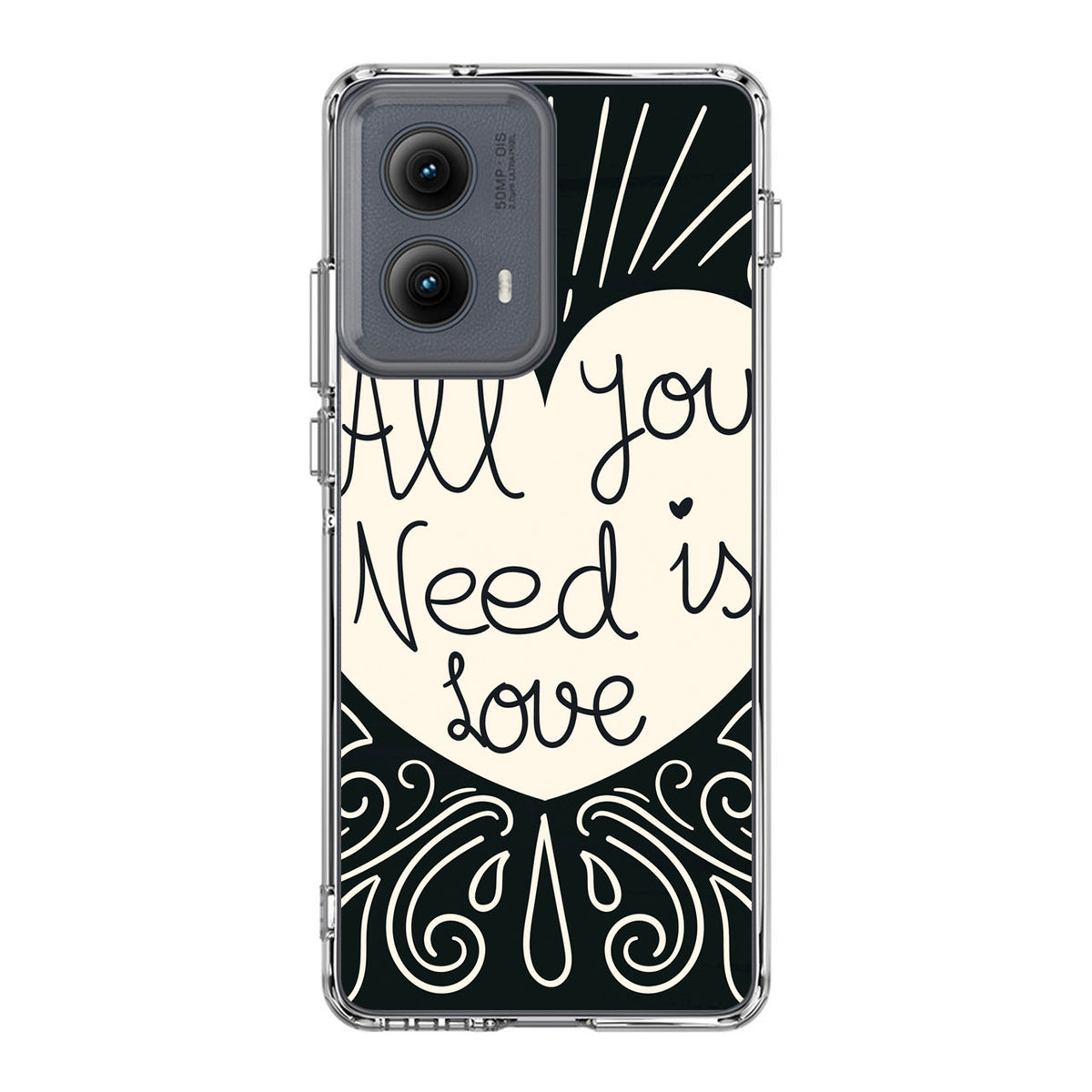 Drawn Love Motorola Edge 2024 Case