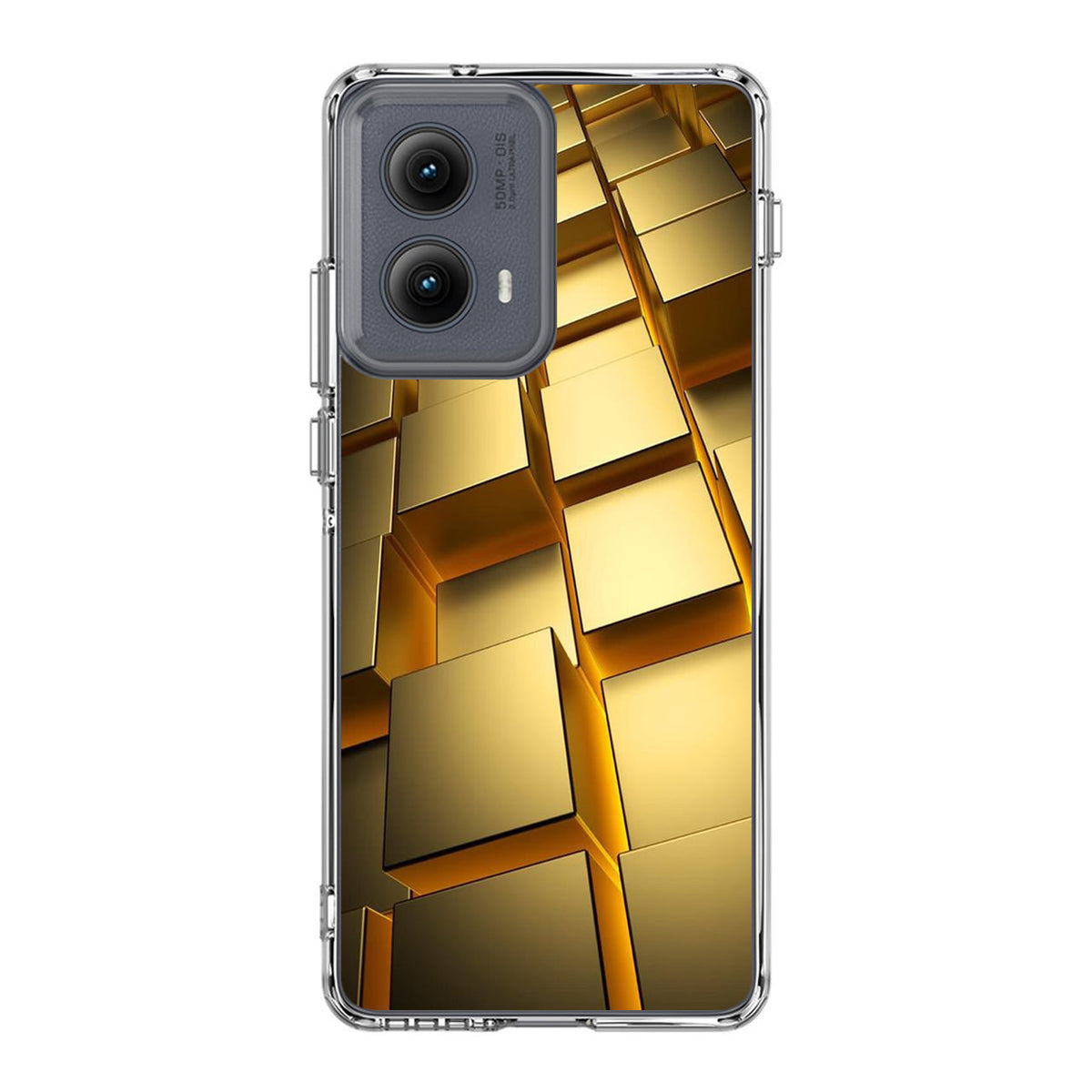 Golden Cubes Motorola Edge 2024 Case