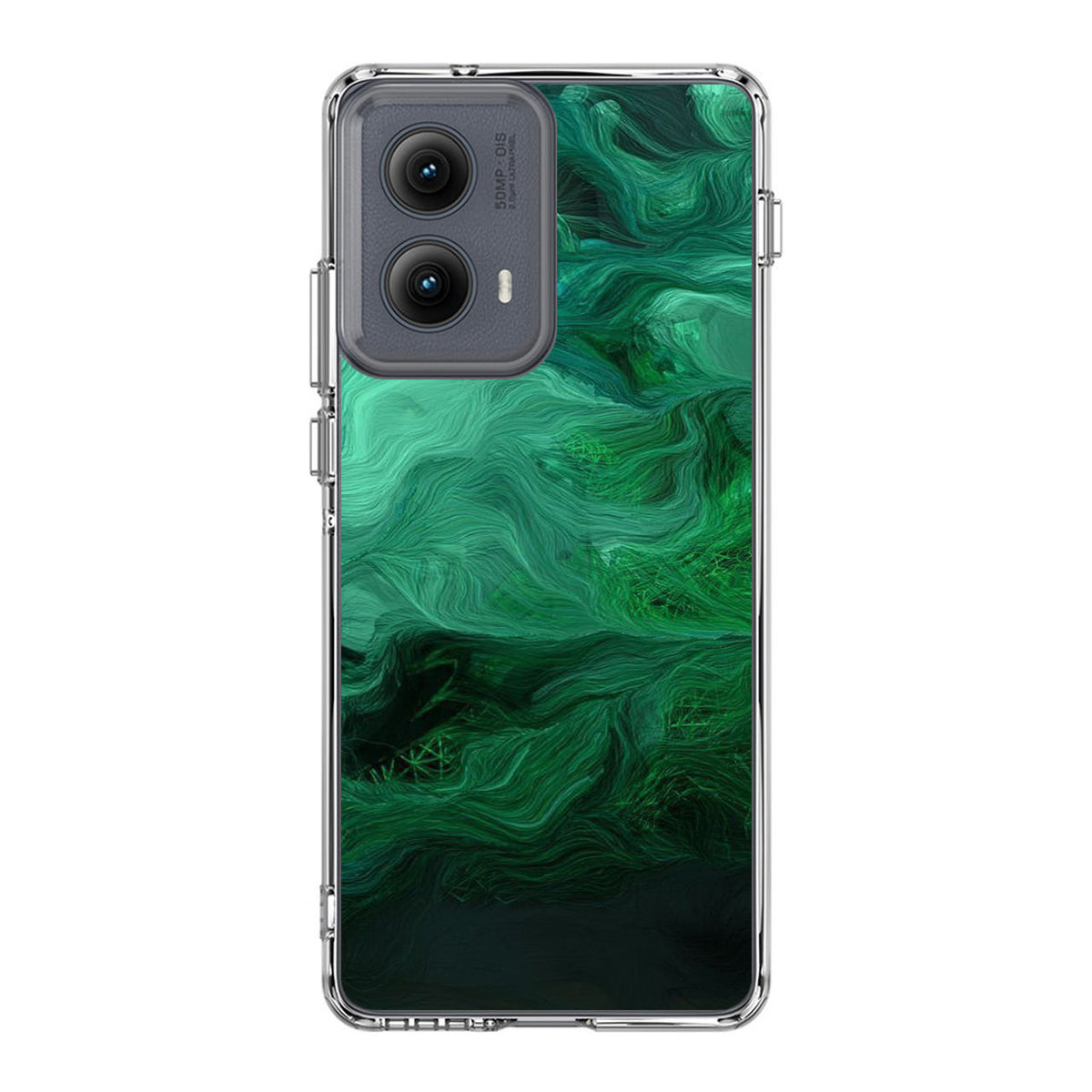 Green Abstract Art Motorola Edge 2024 Case
