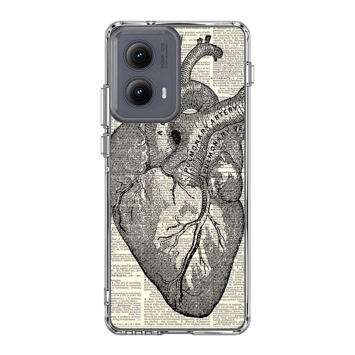 Heart Book Art Motorola Edge 2024 Case