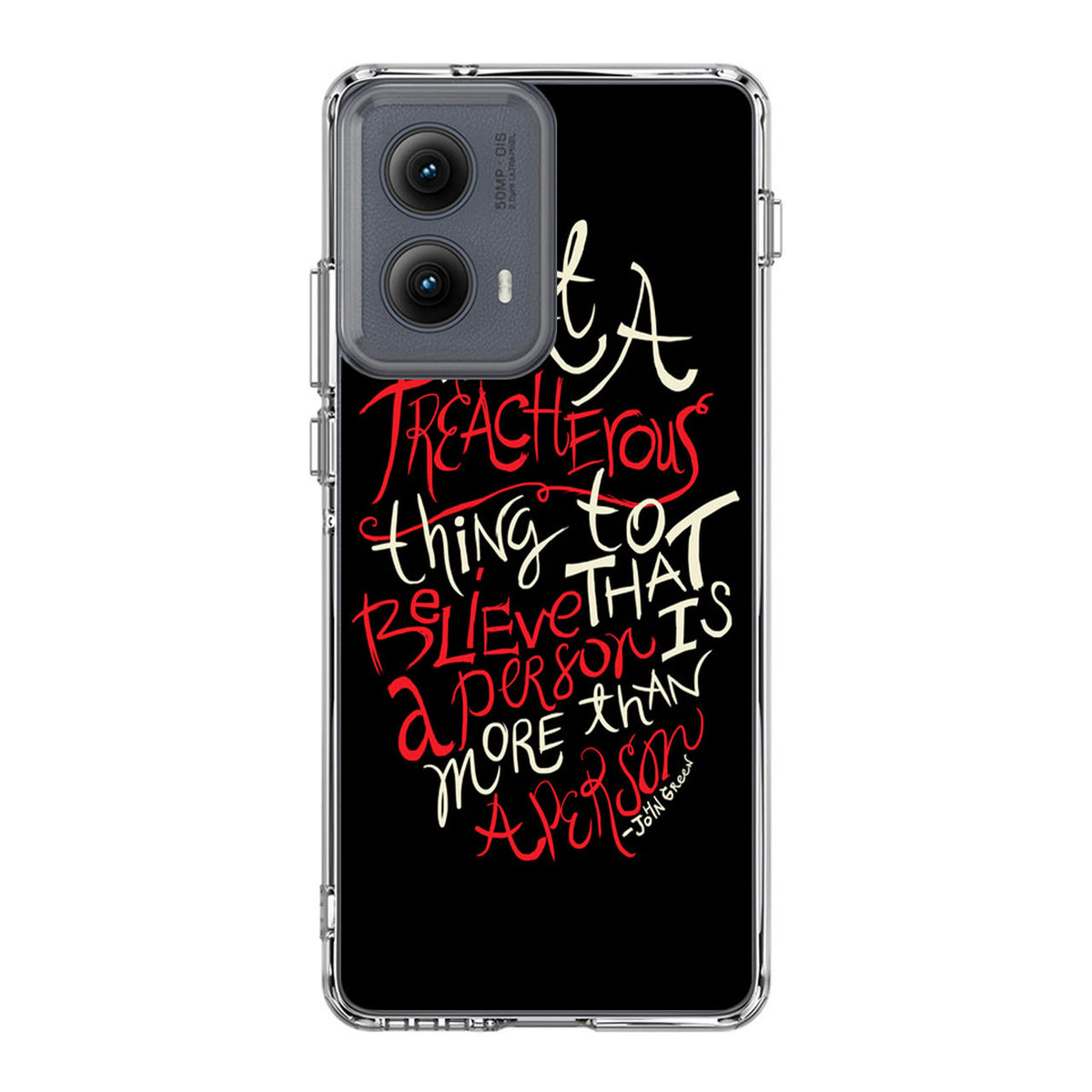 John Green Quotes More Than A Person Motorola Edge 2024 Case