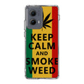 Keep Calm And Smoke Weed Motorola Edge 2024 Case
