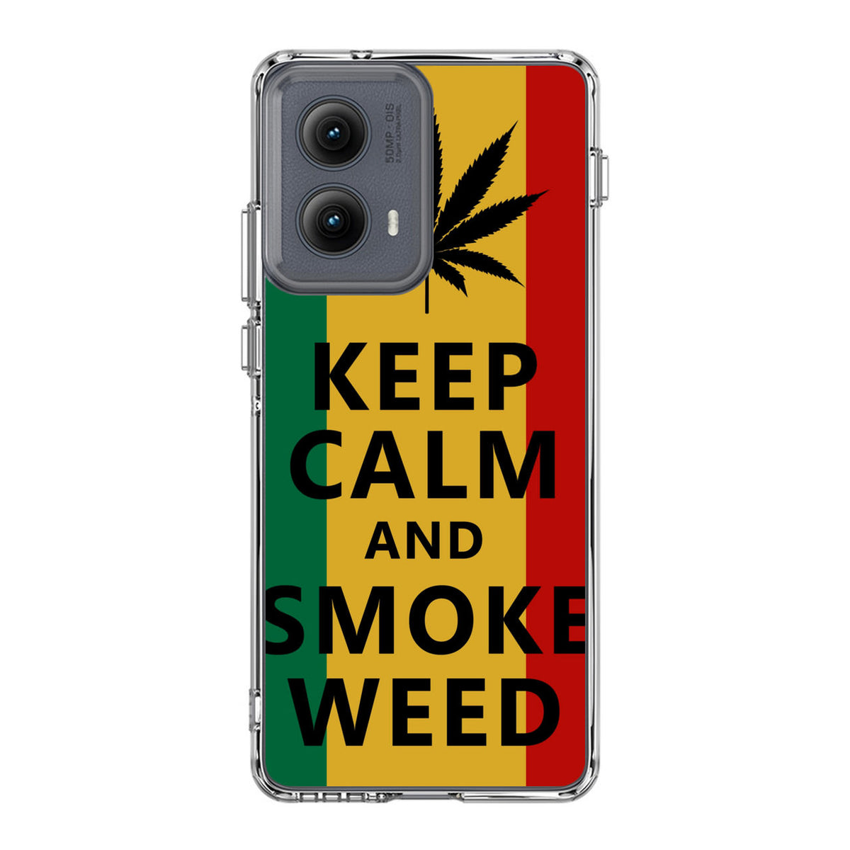 Keep Calm And Smoke Weed Motorola Edge 2024 Case