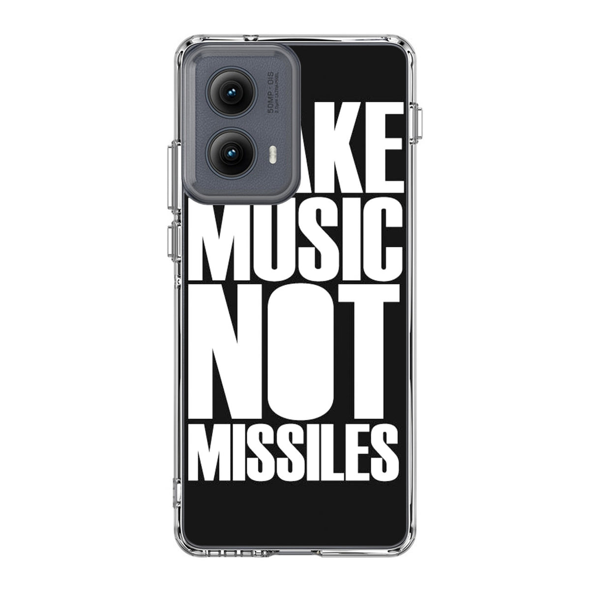 Make Music Not Missiles Motorola Edge 2024 Case