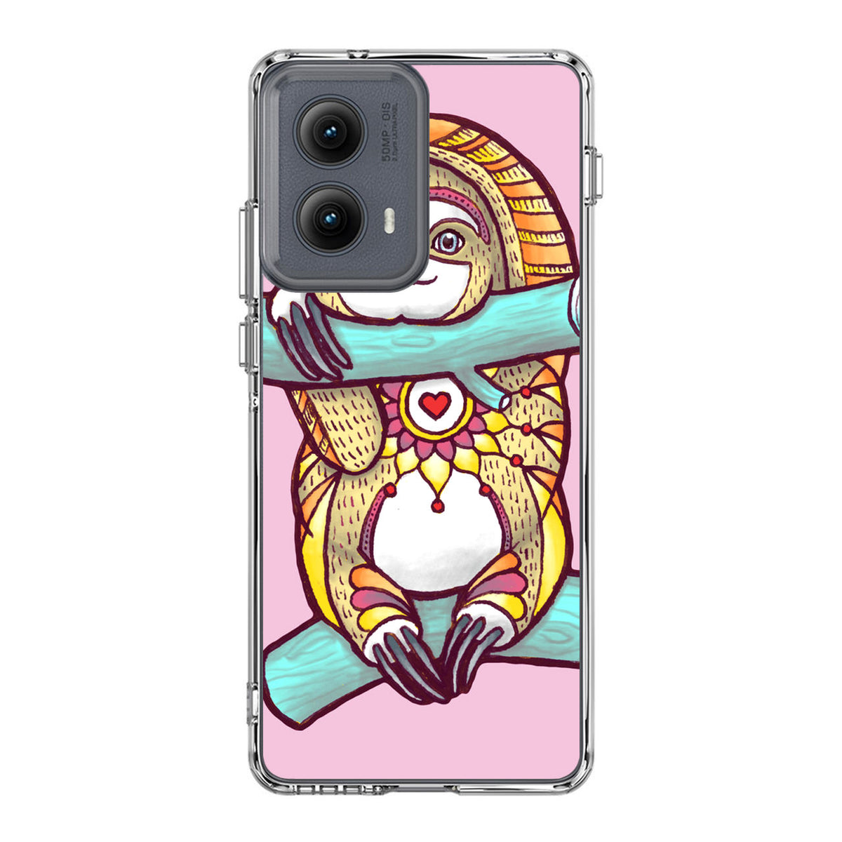 Mandala Sloth Motorola Edge 2024 Case