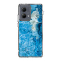 Navy Blue Marble Motorola Edge 2024 Case
