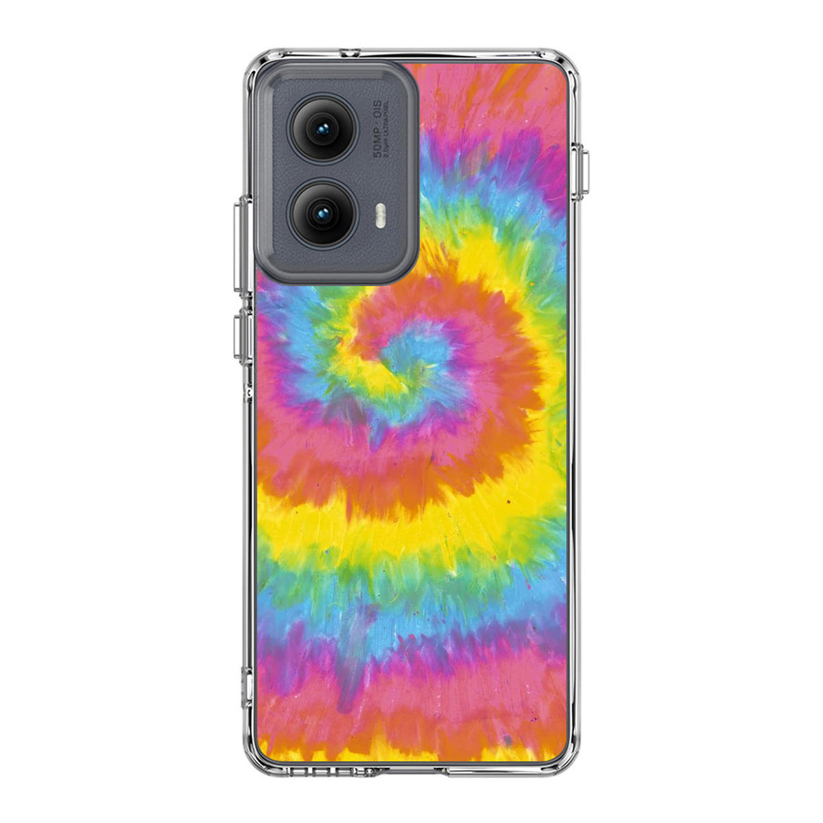 Pastel Rainbow Tie Dye Motorola Edge 2024 Case