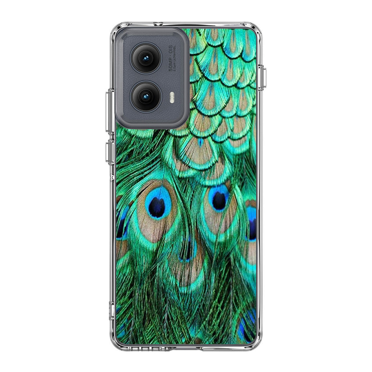 Peacock Feather Motorola Edge 2024 Case