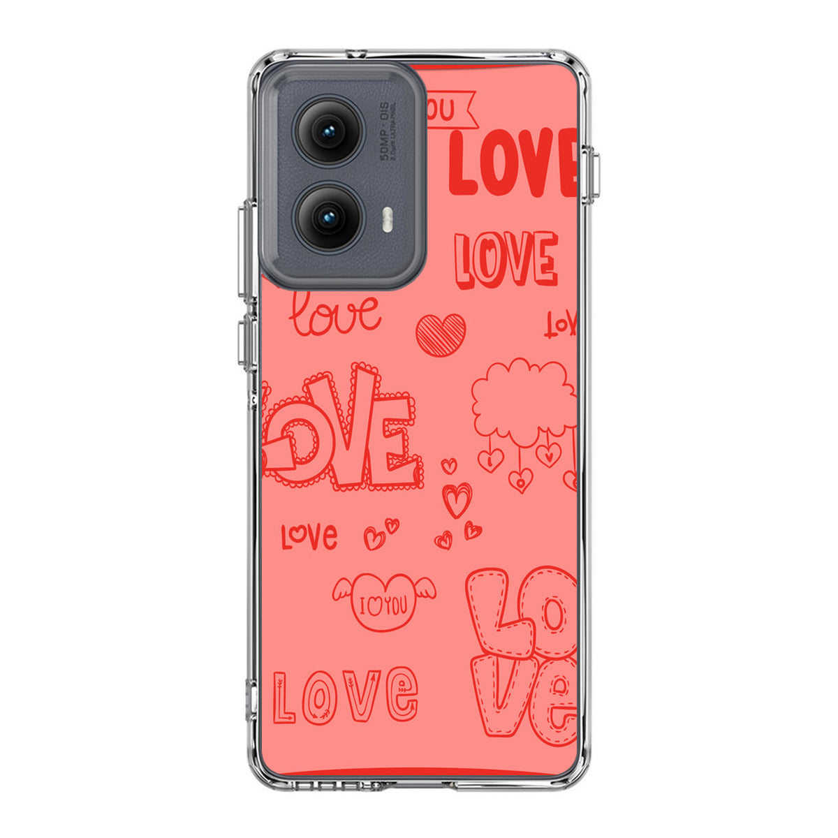 Pink Lover Motorola Edge 2024 Case