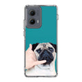 Pug is on the Phone Motorola Edge 2024 Case