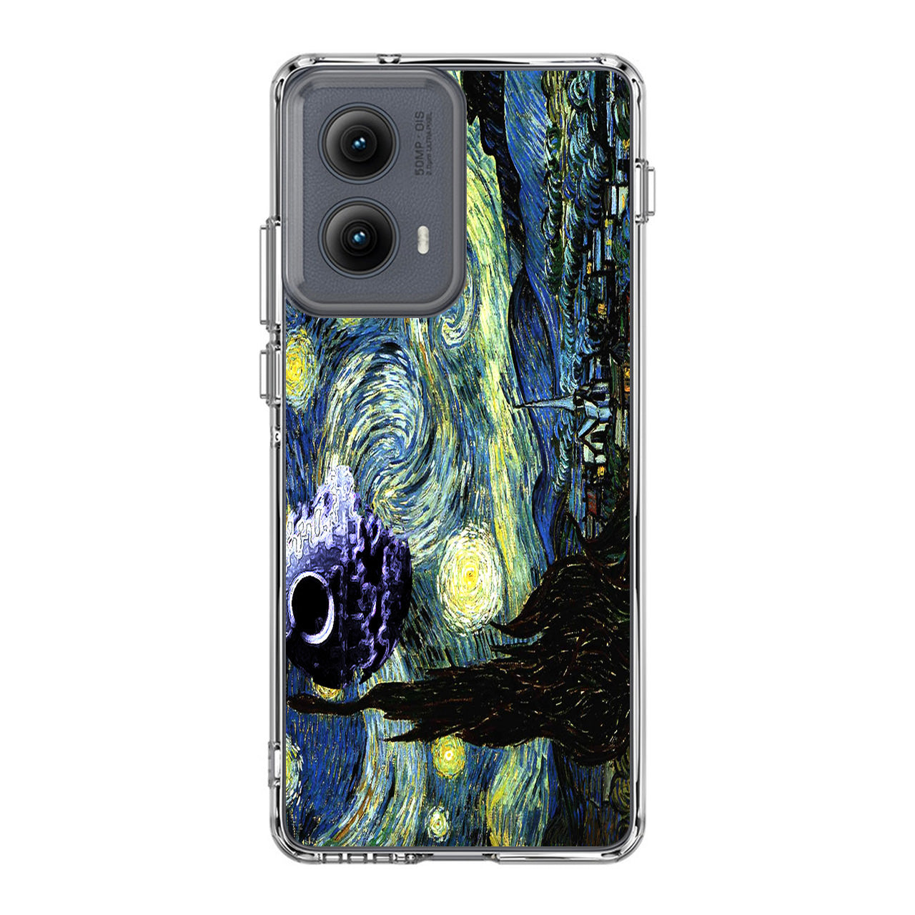 Skellington on a Starry Night Motorola Edge 2024 Case