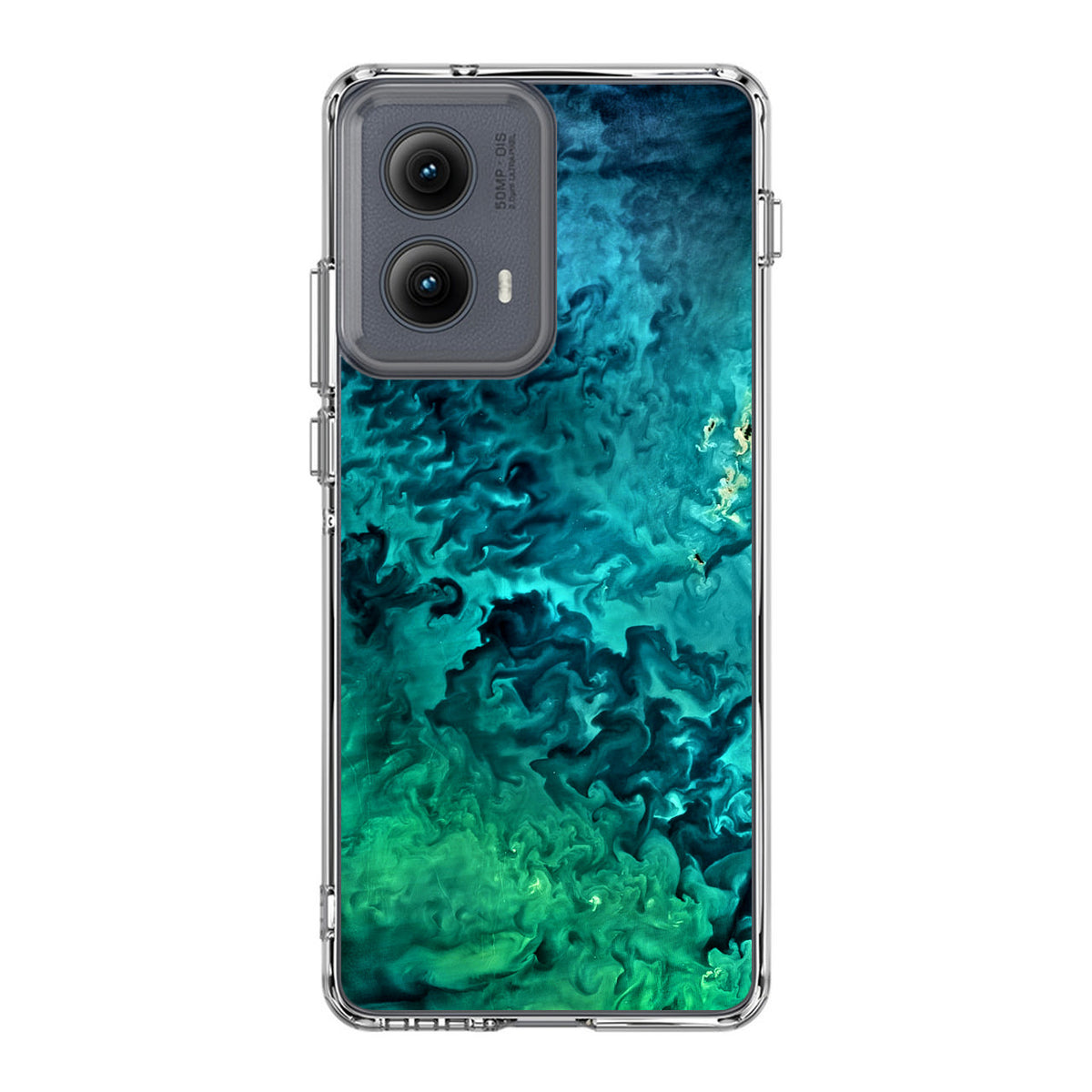 Swirls In The Yellow Sea Motorola Edge 2024 Case