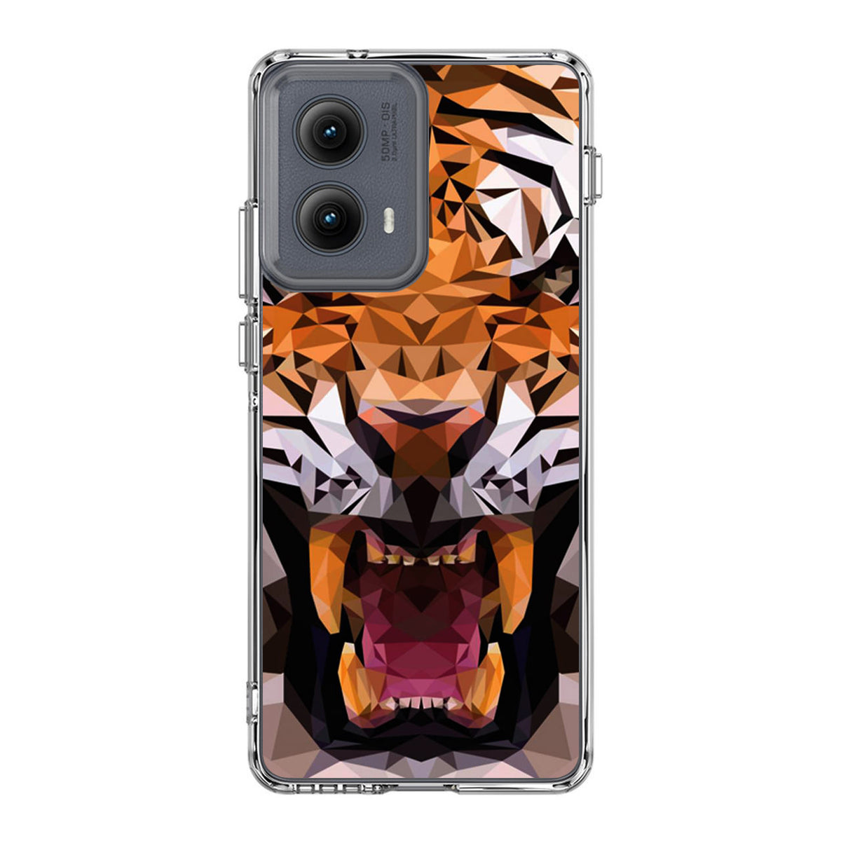 Tiger Polygon Motorola Edge 2024 Case