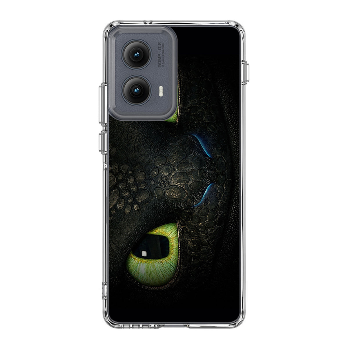 Toothless Dragon Eyes Close Up Motorola Edge 2024 Case