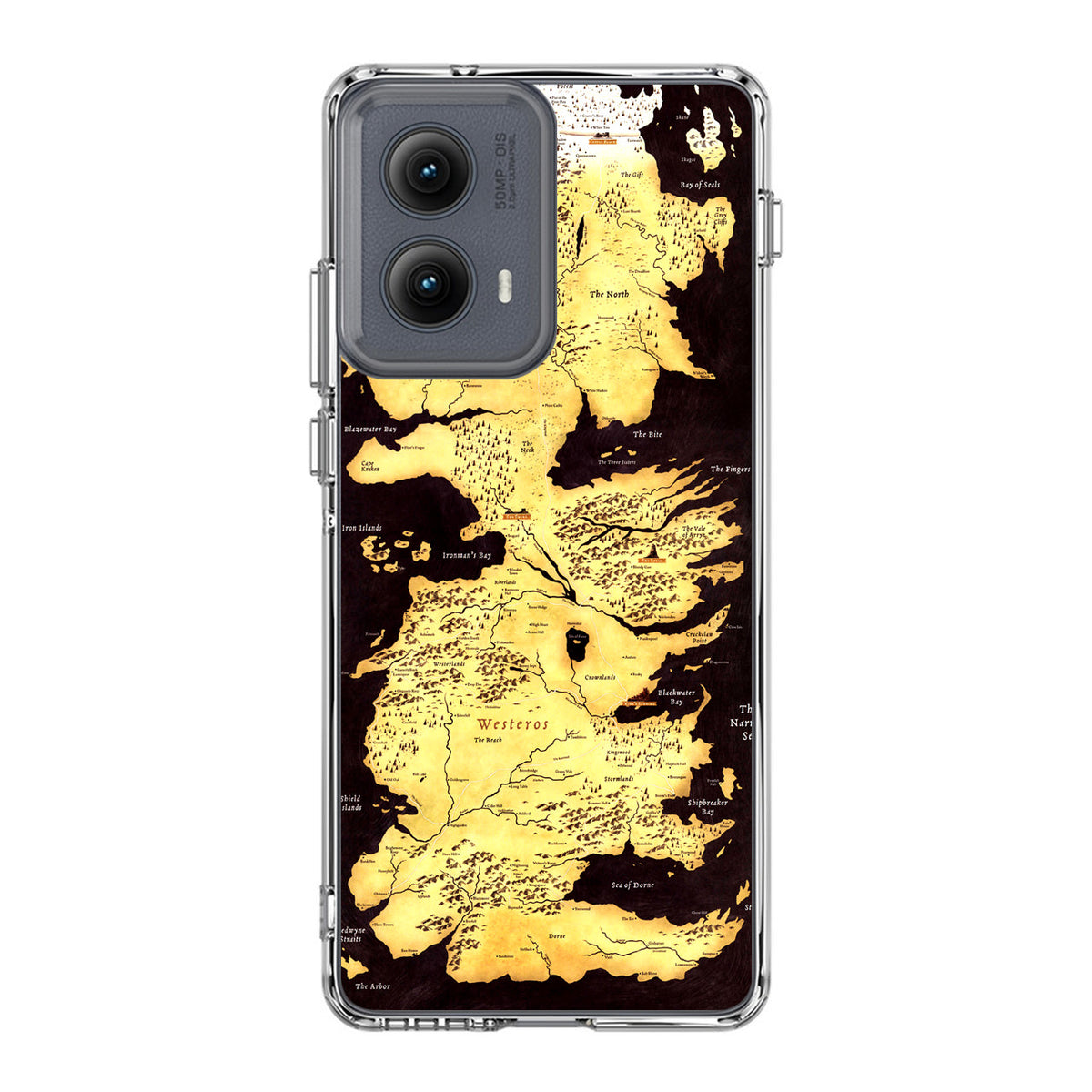Westeros Map Motorola Edge 2024 Case