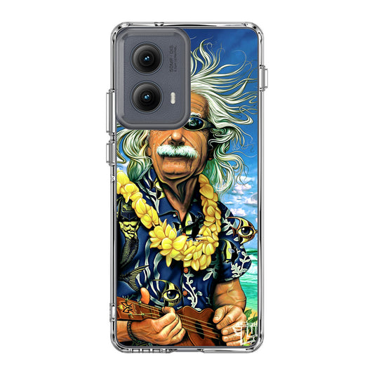 Albert Enstein On Vacation Motorola Edge 2024 Case