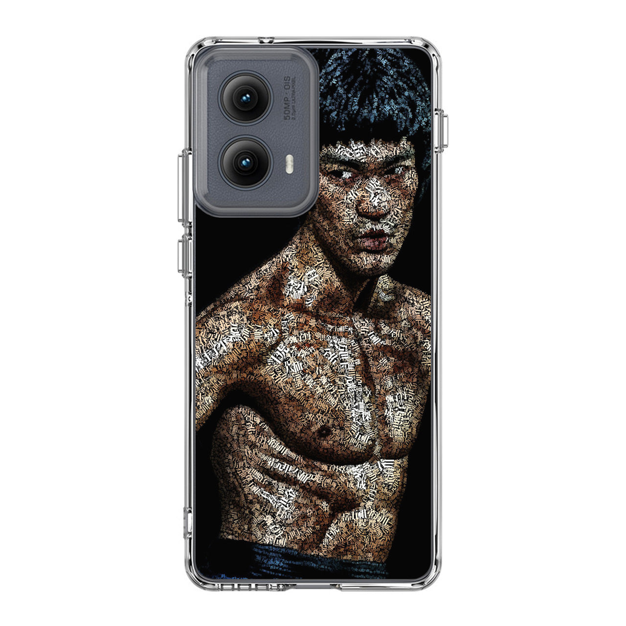 Bruce Lee Typograph Motorola Edge 2024 Case
