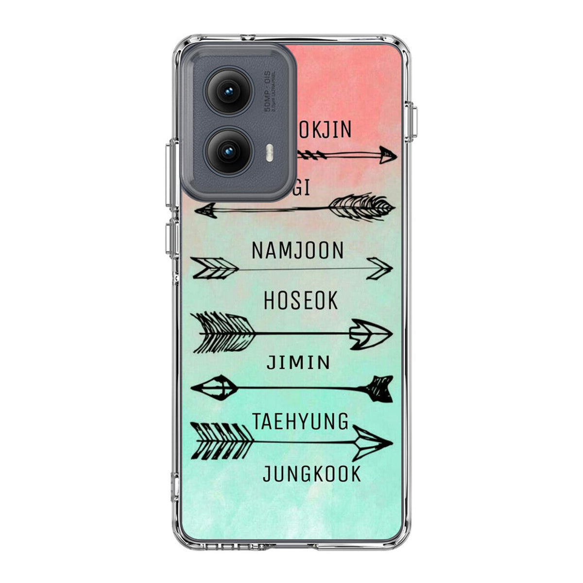 BTS Members Name Motorola Edge 2024 Case