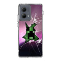 Creeper Glass Broken Violet Motorola Edge 2024 Case