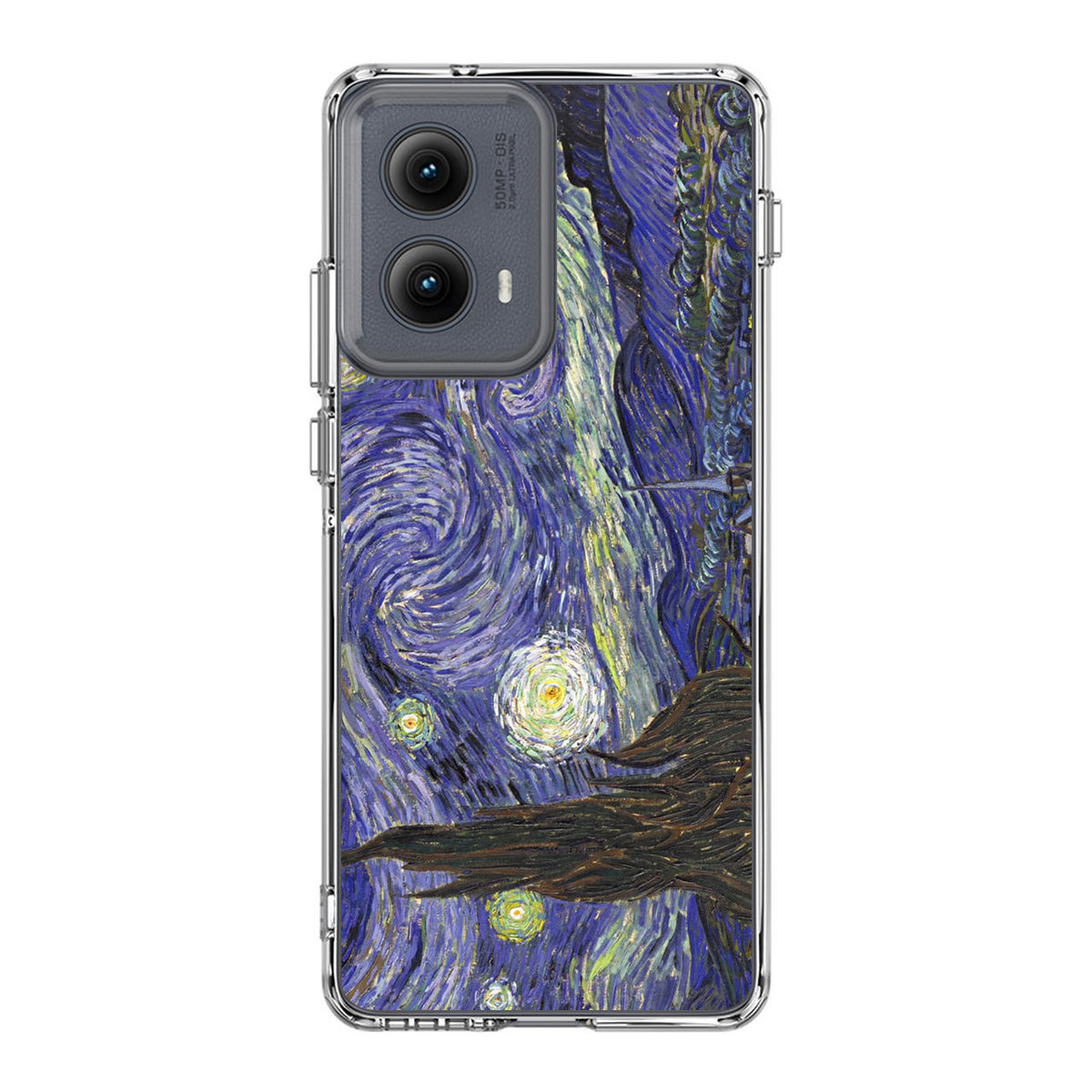 Dr Who Tardis In Van Gogh Starry Night Motorola Edge 2024 Case