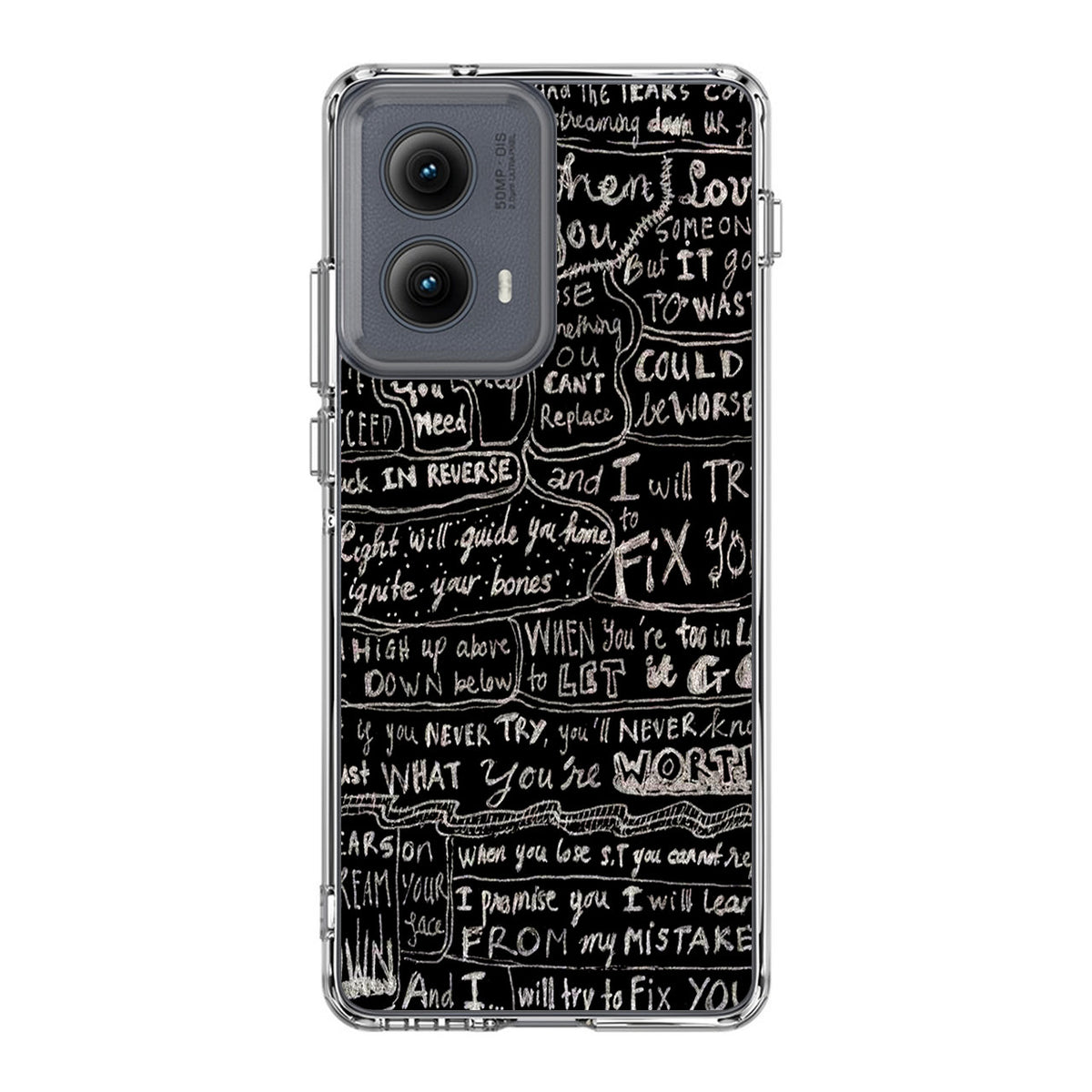 Fix You Lyrics Motorola Edge 2024 Case