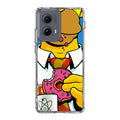 Homer Eats Donut Motorola Edge 2024 Case